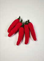 Chilli Crochet Keychain