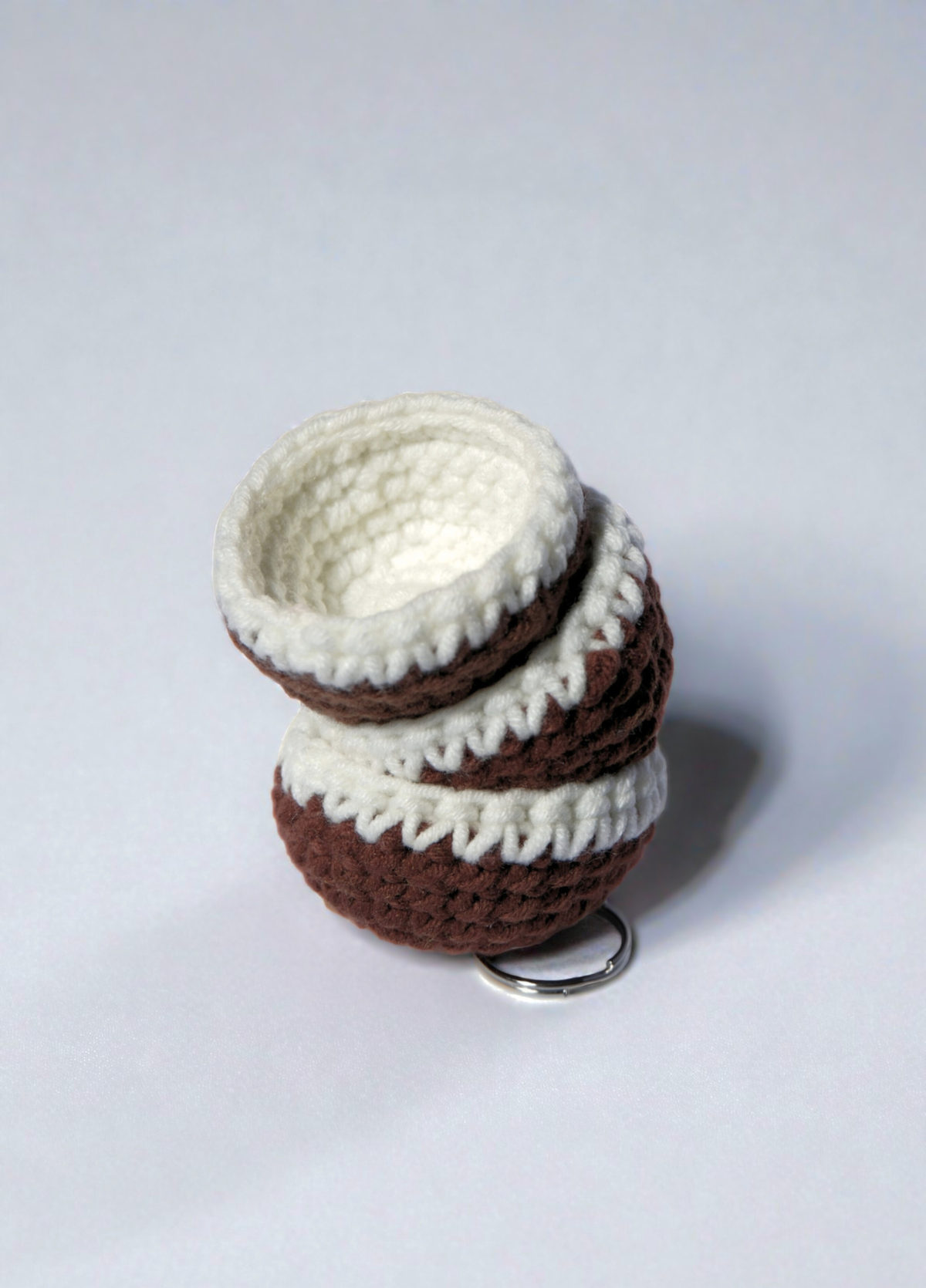 Coconut Crochet Keychain