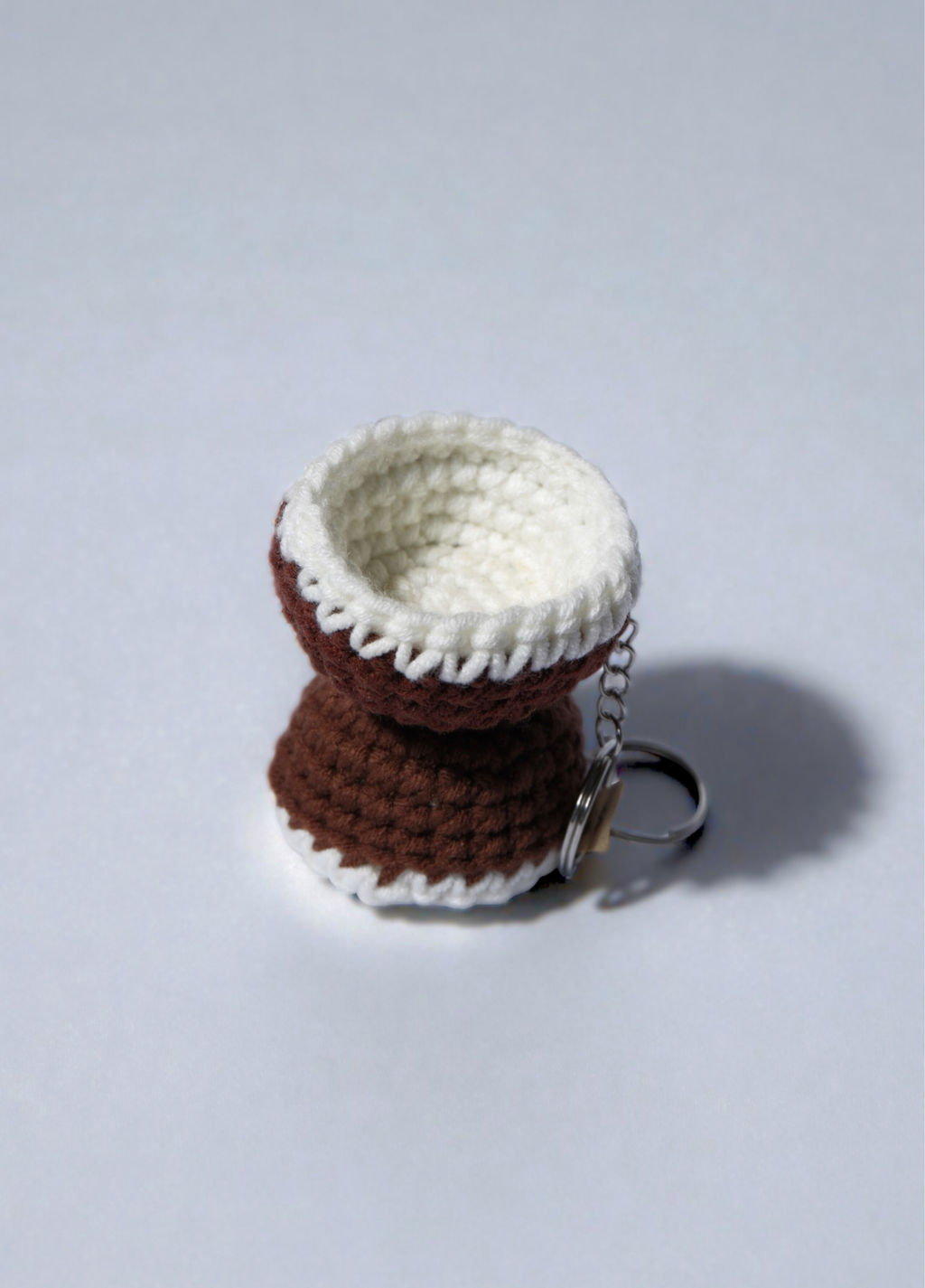 Coconut Crochet Keychain
