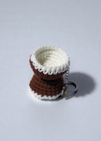 Coconut Crochet Keychain